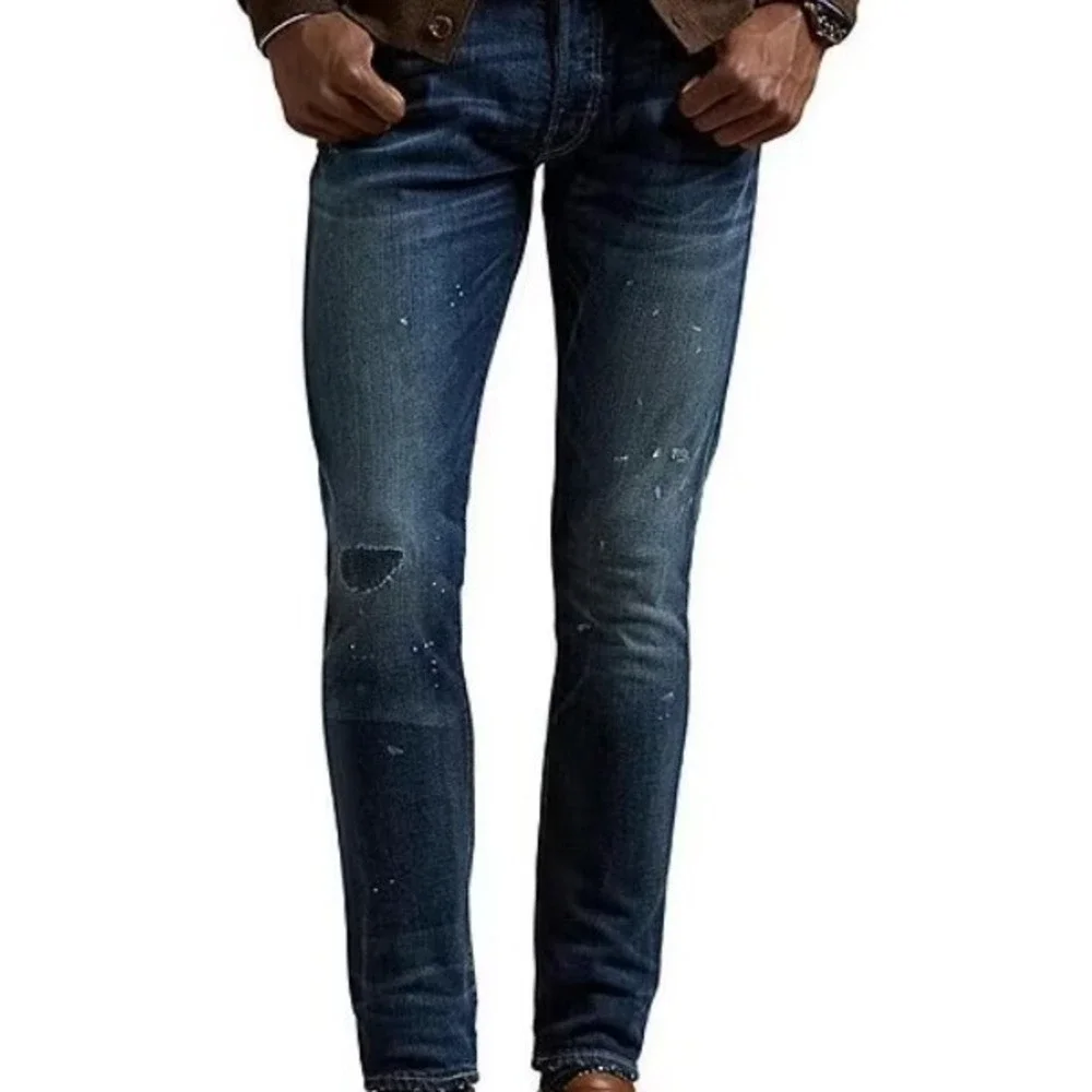 NWT‎ Polo Ralph Lauren Sullivan Slim Distressed Jeans - Size 36x30